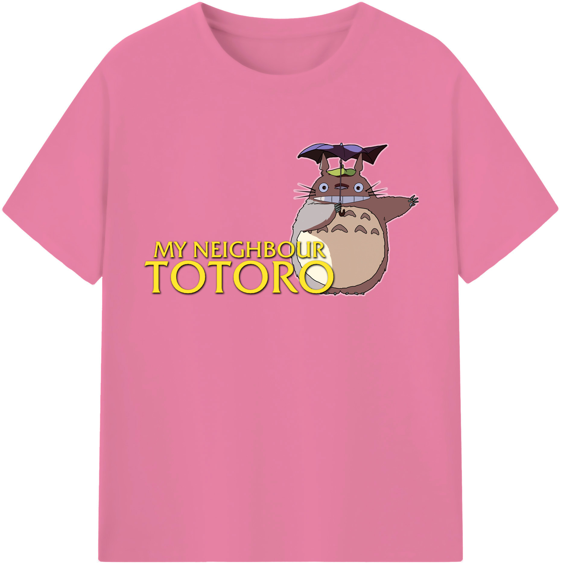 （画像用） となりのトトロ 草壁メイ 草壁サツキ My Neighbor Totoro Satsuki Kusakabe Mei Kusakabe 綿100％半袖Tシャツ（フロントプリント）